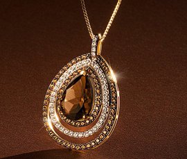 Vogue Crafts & Designs Pvt. Ltd. manufactures and exports diamond and gold jewelry pendants at wholesale prices