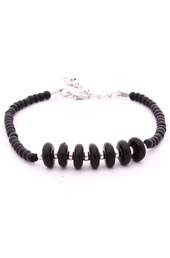Vogue Crafts and Designs Pvt. Ltd. manufactures Contemporary Black Bead Anklet at wholesale price.