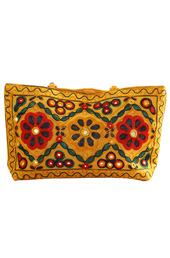 Vogue Crafts and Designs Pvt. Ltd. manufactures Mustard Yellow Bag at wholesale price.