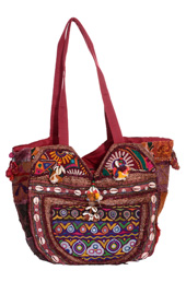 Vogue Crafts and Designs Pvt. Ltd. manufactures Kantha Work Bag at wholesale price.