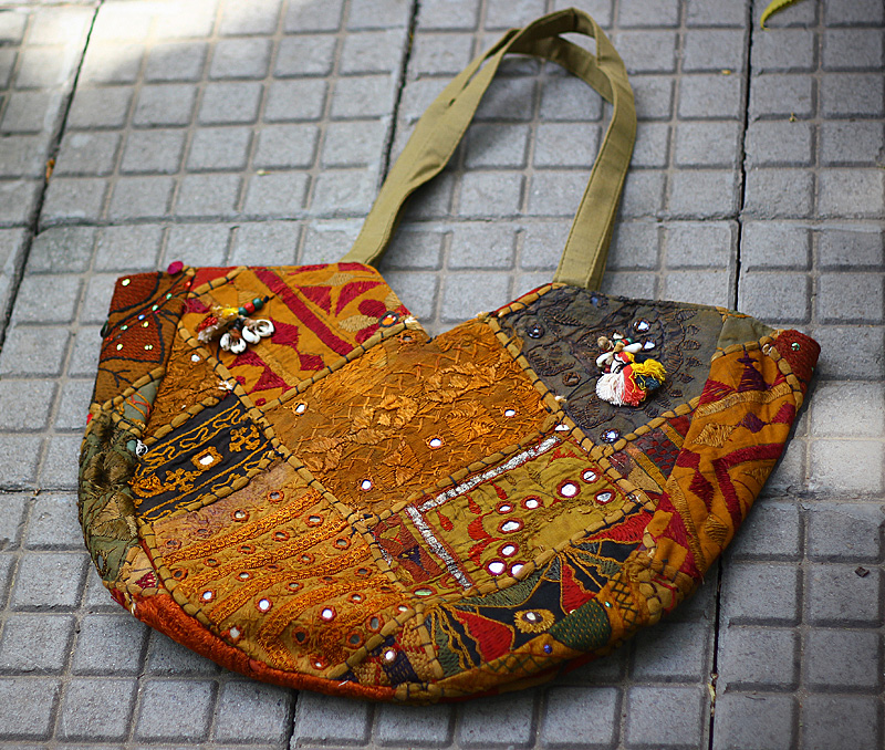 Vogue Crafts & Designs Pvt. Ltd. manufactures Gujarati Patch Work Bag at wholesale price.