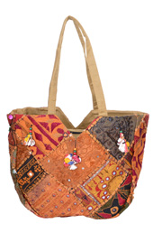 Vogue Crafts and Designs Pvt. Ltd. manufactures Gujarati Patch Work Bag at wholesale price.