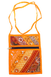 Vogue Crafts and Designs Pvt. Ltd. manufactures Yellow Cross Body Bag at wholesale price.