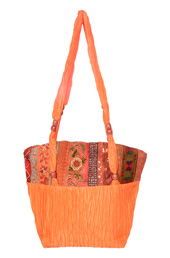 Vogue Crafts and Designs Pvt. Ltd. manufactures Crinkled Satin Bag at wholesale price.