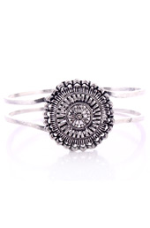 Vogue Crafts and Designs Pvt. Ltd. manufactures Dome Adjustable German Silver Bangle at wholesale price.