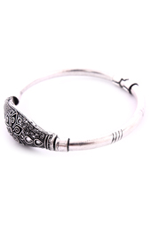 Vogue Crafts and Designs Pvt. Ltd. manufactures Oval German Silver Bangle at wholesale price.
