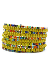 Vogue Crafts and Designs Pvt. Ltd. manufactures Vibrant Yellow Bracelet at wholesale price.