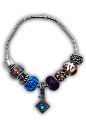 Vogue Crafts and Designs Pvt. Ltd. manufactures Diamond Shape Charm Bracelet at wholesale price.