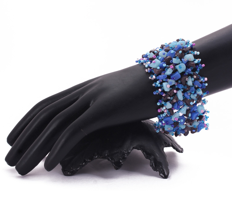 Vogue Crafts & Designs Pvt. Ltd. manufactures Colors of the Sea Bracelet at wholesale price.