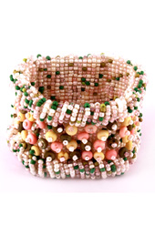 Vogue Crafts and Designs Pvt. Ltd. manufactures Bunch of Pastels Bracelet at wholesale price.