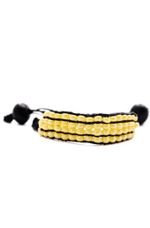 Vogue Crafts and Designs Pvt. Ltd. manufactures Yellow in Black Bracelet at wholesale price.
