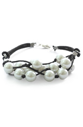 Vogue Crafts and Designs Pvt. Ltd. manufactures Pearls and Thread Bracelet at wholesale price.