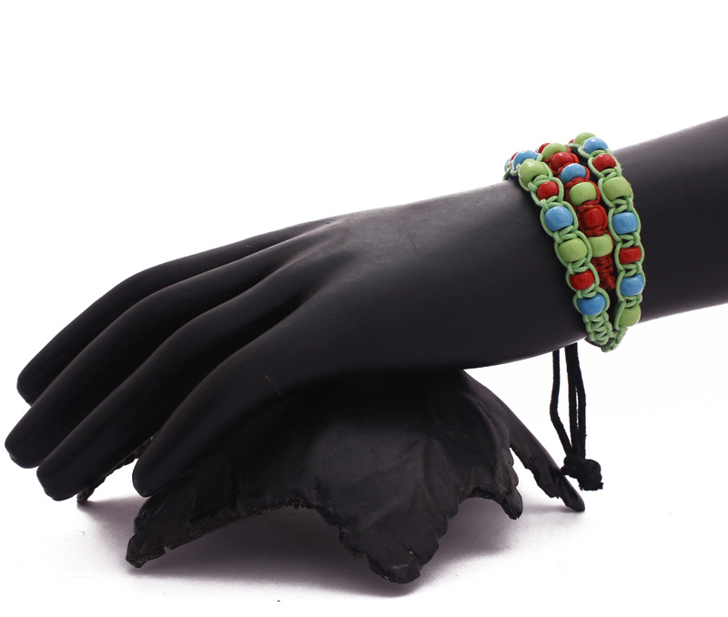 Vogue Crafts & Designs Pvt. Ltd. manufactures Mulitcolored Multilayered Bracelet at wholesale price.