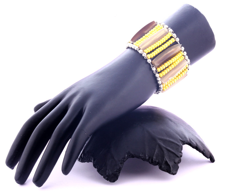 Vogue Crafts & Designs Pvt. Ltd. manufactures Horn Sticks and Yellow Bracelet at wholesale price.