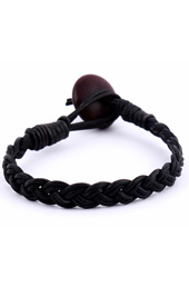 Vogue Crafts and Designs Pvt. Ltd. manufactures Leather Braid Bracelet at wholesale price.