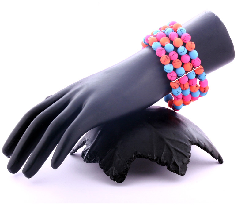 Vogue Crafts & Designs Pvt. Ltd. manufactures Cluster of Neon Bracelet at wholesale price.