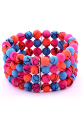 Vogue Crafts and Designs Pvt. Ltd. manufactures Cluster of Neon Bracelet at wholesale price.