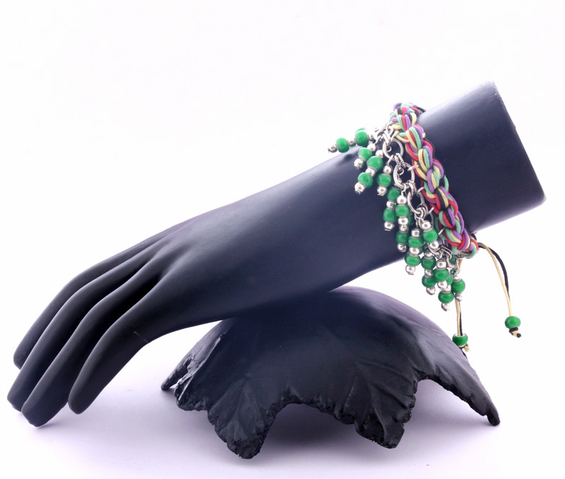 Vogue Crafts & Designs Pvt. Ltd. manufactures Fall of Green Bracelet at wholesale price.