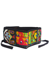 Vogue Crafts and Designs Pvt. Ltd. manufactures Floral Embroidery Belt at wholesale price.