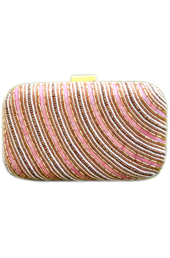 Vogue Crafts and Designs Pvt. Ltd. manufactures The Beady Horizon Clutch at wholesale price.
