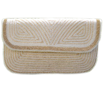 Vogue Crafts & Designs Pvt. Ltd. manufactures The White Envelope Clutch at wholesale price.