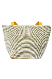 Vogue Crafts and Designs Pvt. Ltd. manufactures The Pearl Grid Bag at wholesale price.