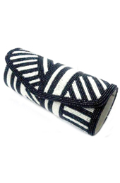 Vogue Crafts and Designs Pvt. Ltd. manufactures The Monochrome Clutch at wholesale price.