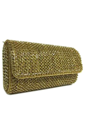 Vogue Crafts and Designs Pvt. Ltd. manufactures The Sleek Gold Clutch at wholesale price.