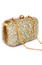 Vogue Crafts and Designs Pvt. Ltd. manufactures Sequined Box Clutch at wholesale price.