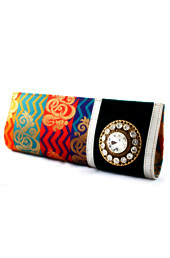 Vogue Crafts and Designs Pvt. Ltd. manufactures Multicolor Evening Clutch at wholesale price.