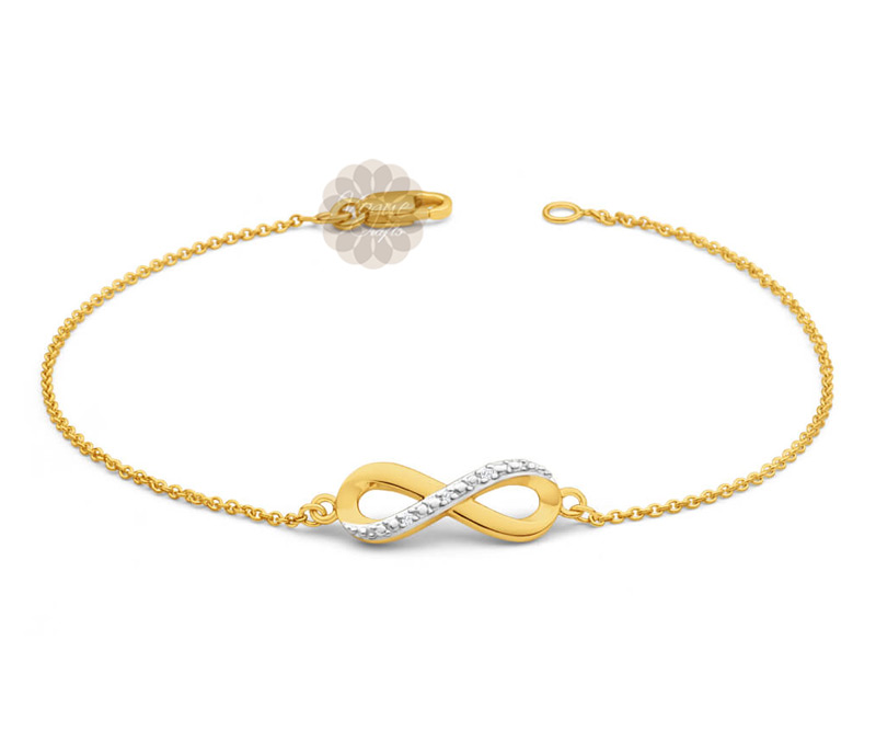 Vogue Crafts & Designs Pvt. Ltd. manufactures Infinity Gold Anklet at wholesale price.