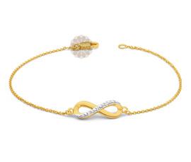 Vogue Crafts and Designs Pvt. Ltd. manufactures Infinity Gold Anklet at wholesale price.