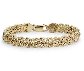 Vogue Crafts and Designs Pvt. Ltd. manufactures Vintage Gold Chain Bracelet at wholesale price.