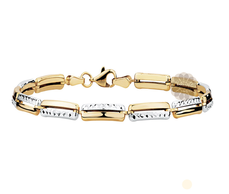 Vogue Crafts & Designs Pvt. Ltd. manufactures Fancy Two Tone  Gold Bracelet at wholesale price.
