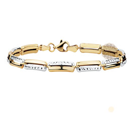 Vogue Crafts and Designs Pvt. Ltd. manufactures Fancy Two Tone  Gold Bracelet at wholesale price.