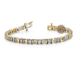 Vogue Crafts and Designs Pvt. Ltd. manufactures Two Tone Gold Bracelet at wholesale price.