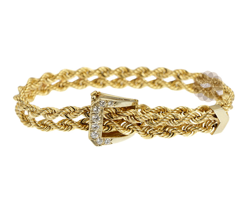 Vogue Crafts & Designs Pvt. Ltd. manufactures Diamond Buckle Bracelet at wholesale price.