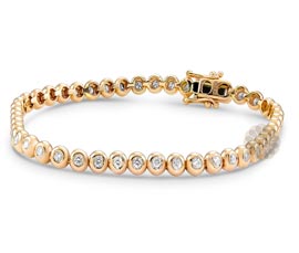 Vogue Crafts and Designs Pvt. Ltd. manufactures Round Diamond Bracelet at wholesale price.