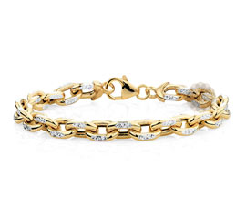 Vogue Crafts and Designs Pvt. Ltd. manufactures Diamond and Gold Chain Bracelet at wholesale price.