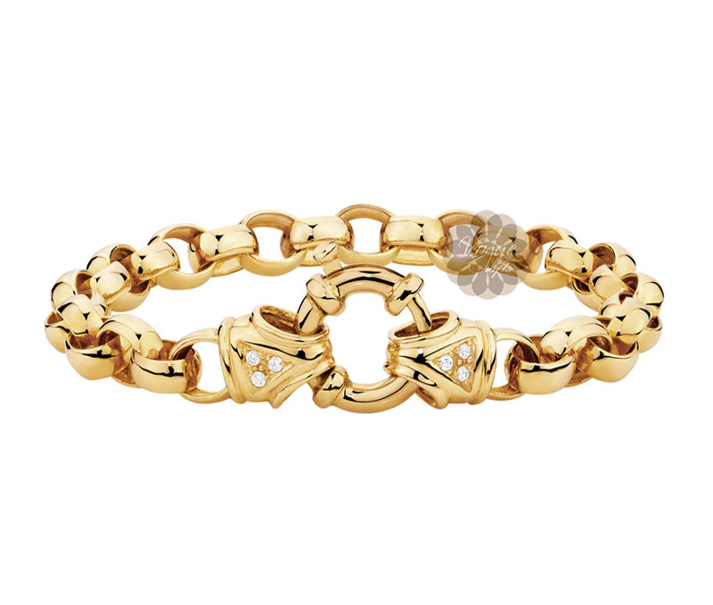 Vogue Crafts & Designs Pvt. Ltd. manufactures Gold Belcher Bracelet at wholesale price.
