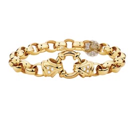 Vogue Crafts and Designs Pvt. Ltd. manufactures Gold Belcher Bracelet at wholesale price.