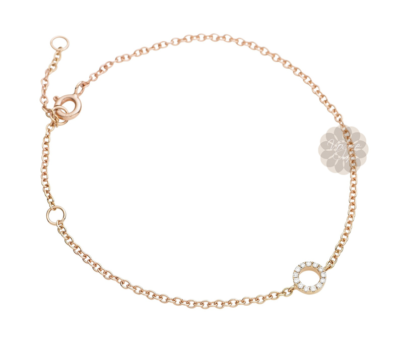 Vogue Crafts & Designs Pvt. Ltd. manufactures Rose Gold and Diamond Bracelet at wholesale price.