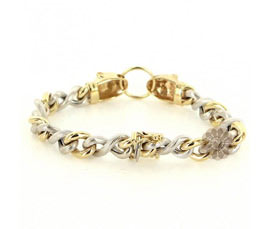 Vogue Crafts and Designs Pvt. Ltd. manufactures Infinity Gold Bracelet at wholesale price.