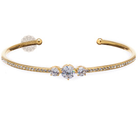 Vogue Crafts and Designs Pvt. Ltd. manufactures Diamond Studded Gold Cuff at wholesale price.