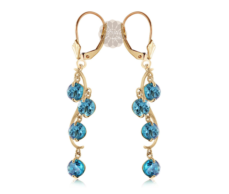 Vogue Crafts & Designs Pvt. Ltd. manufactures Blue Stone Gold Earrings at wholesale price.