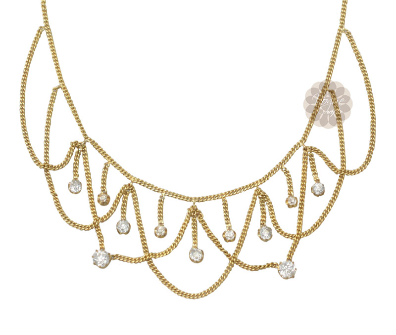 Vogue Crafts & Designs Pvt. Ltd. manufactures Designer Gold Necklace at wholesale price.