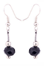 Vogue Crafts and Designs Pvt. Ltd. manufactures The Little Black Drop Earrings at wholesale price.