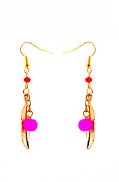 Vogue Crafts and Designs Pvt. Ltd. manufactures The Feather Charm Earrings at wholesale price.