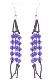 Vogue Crafts and Designs Pvt. Ltd. manufactures Lines of Crystals Earrings at wholesale price.