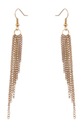 Vogue Crafts and Designs Pvt. Ltd. manufactures Cluster of Chain Earrings at wholesale price.